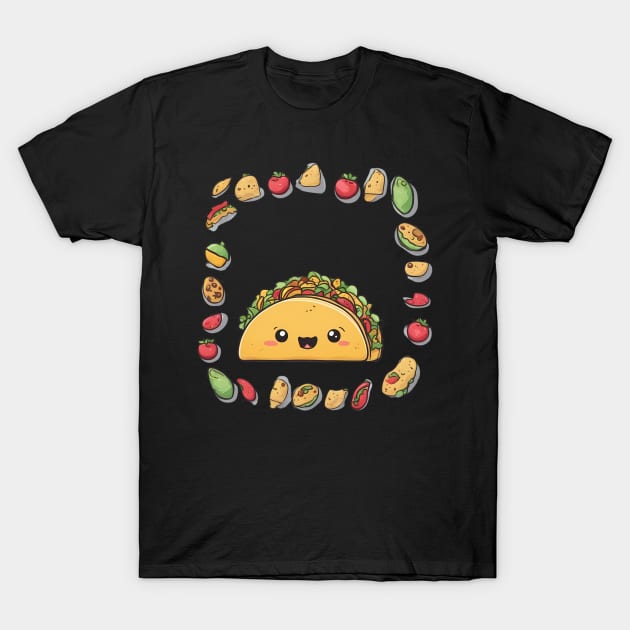 Taco Lover T-Shirt by animegirlnft